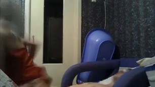 Fucks mature Russian woman home video