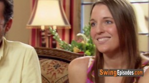 Mature couples start their first swinger lifestyle for a reality show.