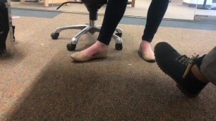 Buisness teacher nude flat dangle pt 2