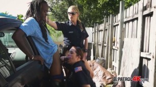 Pussy eating a cop, slinging my cock