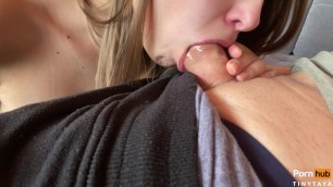 This very Intensely Blowjob Gave him Goosebumps (deep & Wet) - TinyTaya