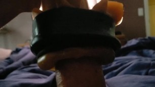 Watching Big Soft Tites while using Sucking Toy INVENTION until i Cum Loud