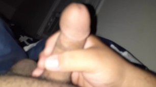 Jerking off while Wife in Bed