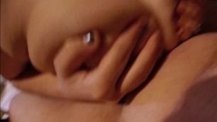 My little Cock Gets Lost in Girlfriend's Big Beautiful Tits