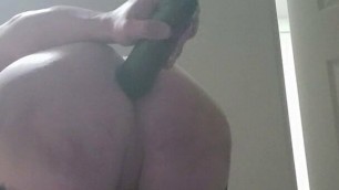 Sissy plays with Cucumber