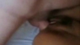 Fat cock in his wifes pussy