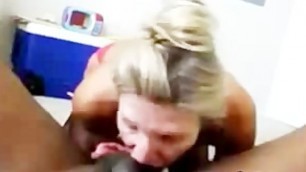 Mature wife eats black ass and gives blowjob