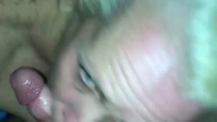 Blonde mature milf gives the best birthday blowjob ever 2hot