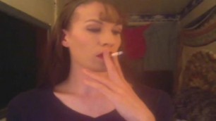 Mature Slut Smokes Red 100s