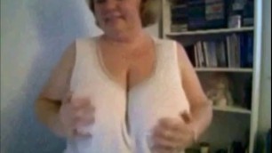 Mature Nancy Playing with Her Boobs on Webcam Free Porn b9 - SuperJizzCams.com