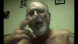 Older Male Masturbates On Cam