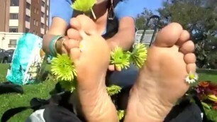 Latin mature feet